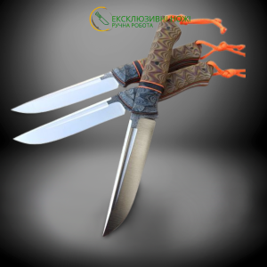 ВЗВОДНИЙ ІІ ніж ручної роботи майстра ОLEKSANDR NOR, сталь n690™, 60 HRC